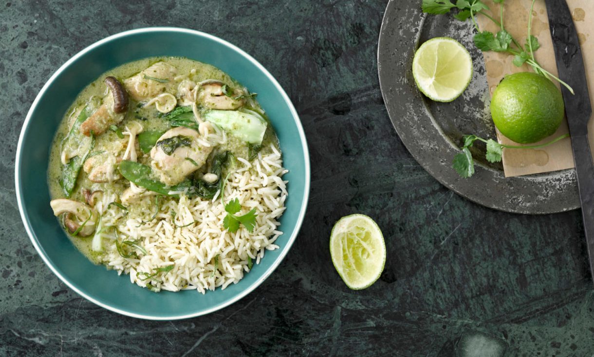 Cari vert thaïlandais