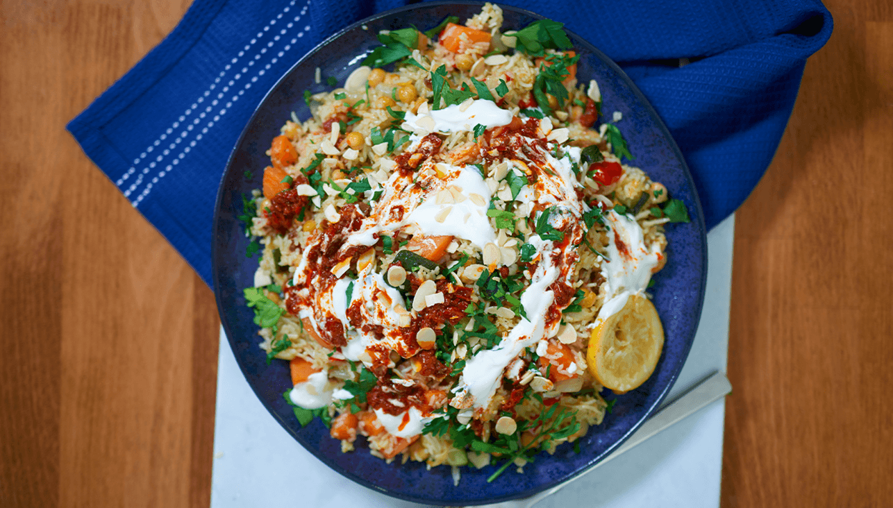 Moroccan Vegetable Pilaf Recipe | Tilda