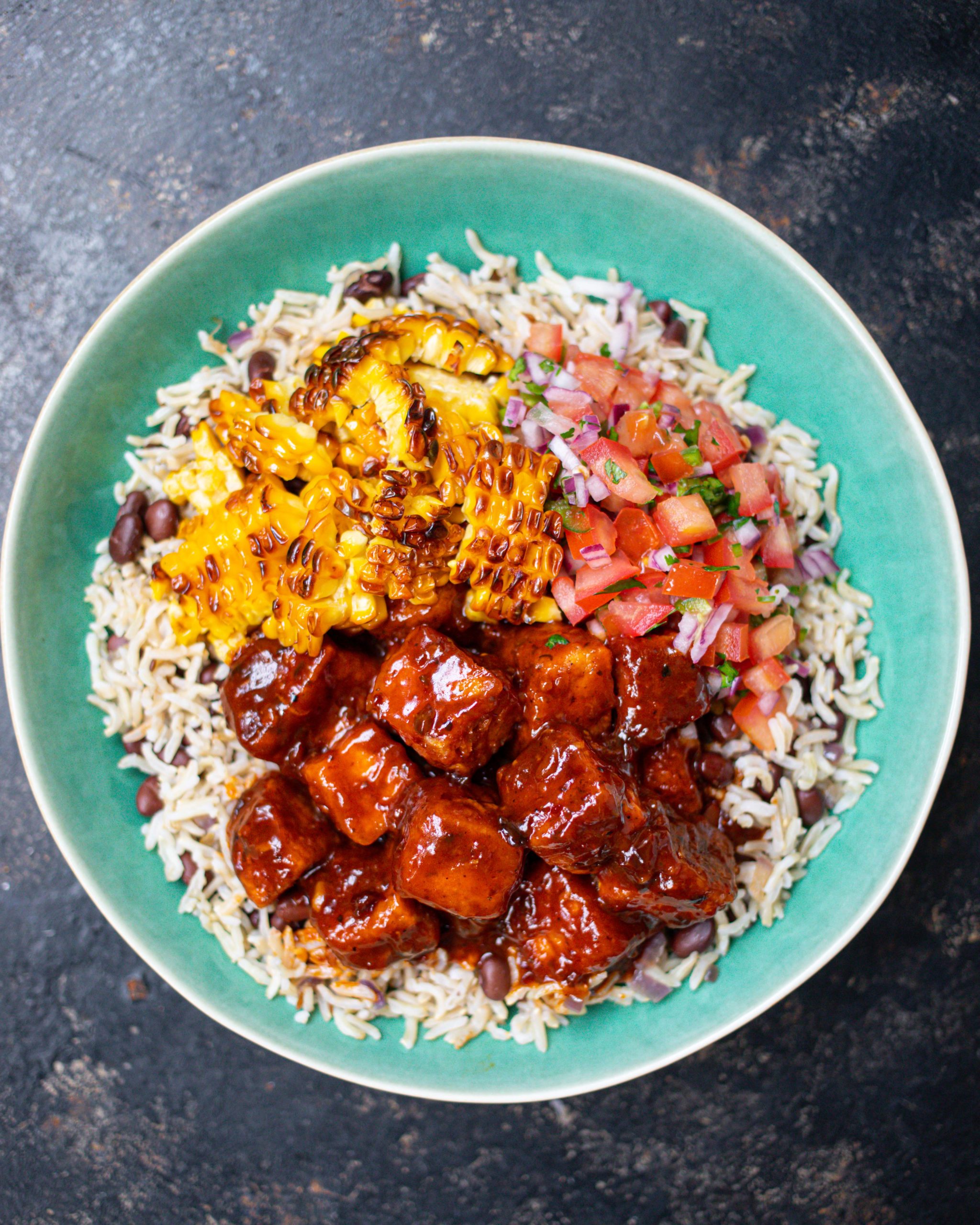 Chipotle Tofu Rice Bowl Recipe | Tilda