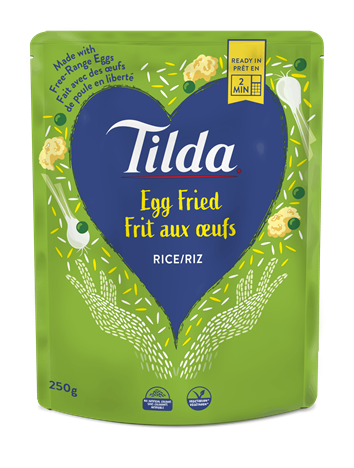 Steamed Microwave Egg Fried Rice | Tilda Canada