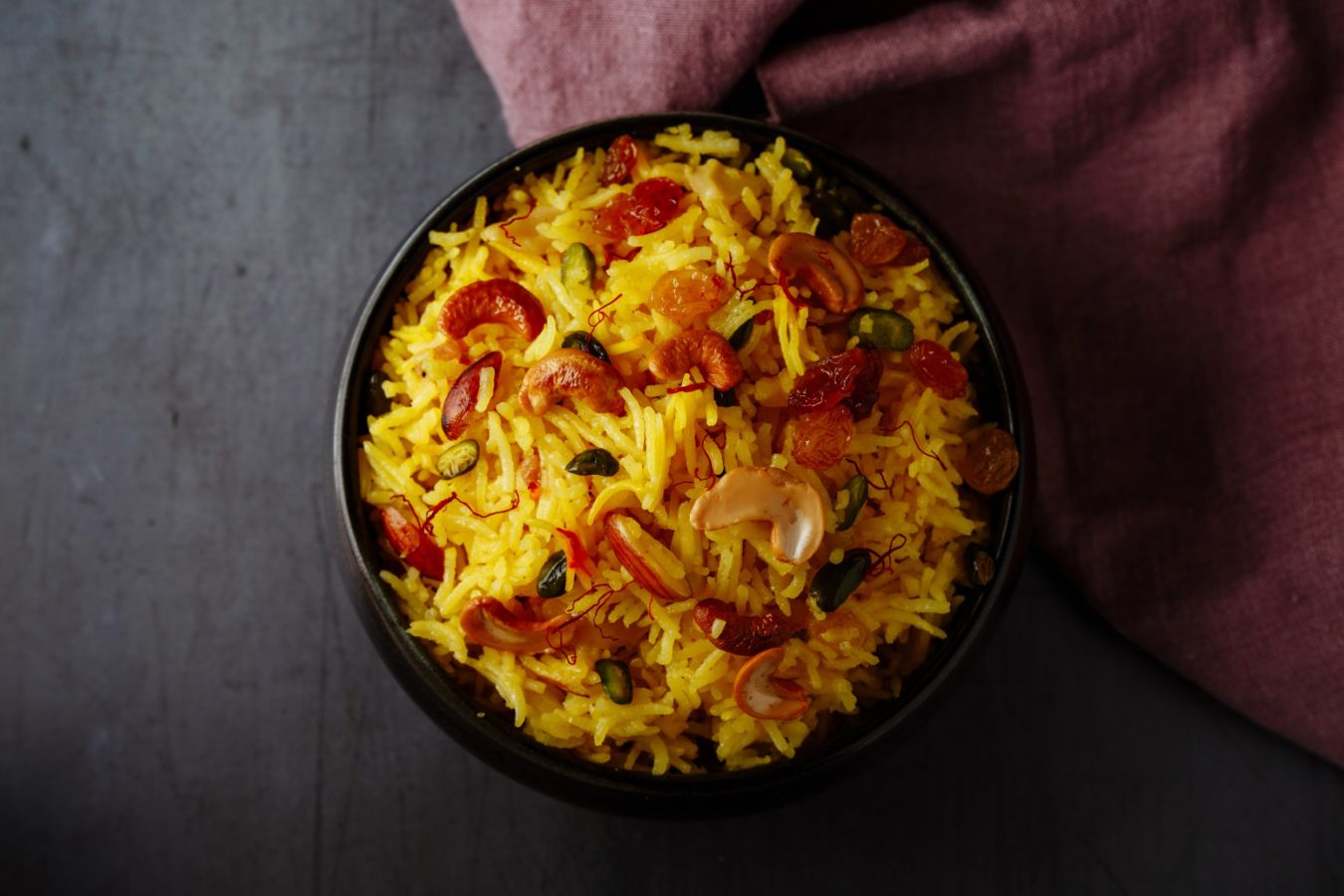 Zarda Pulao