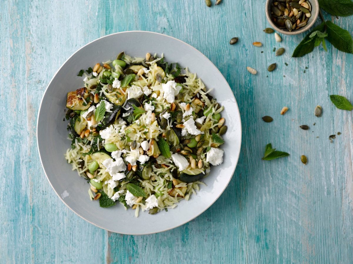 Courgette Rice Salad