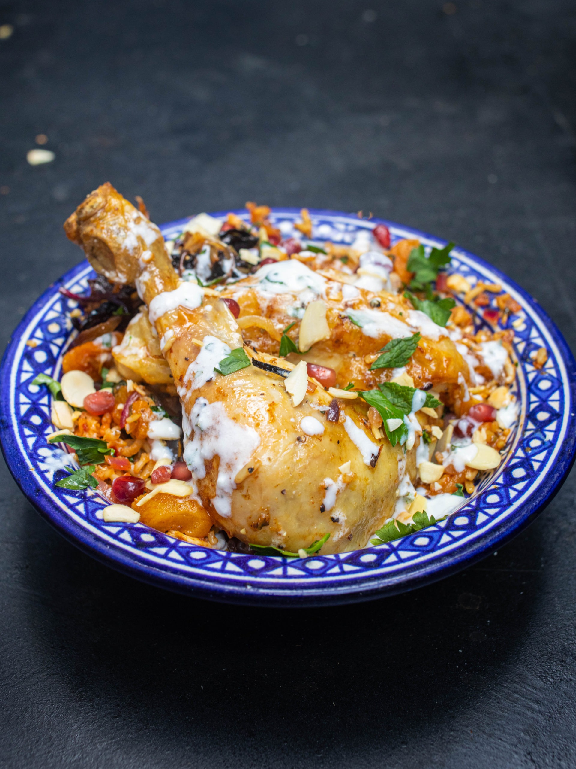 Harissa apricot stuffed chicken recipe | Tilda