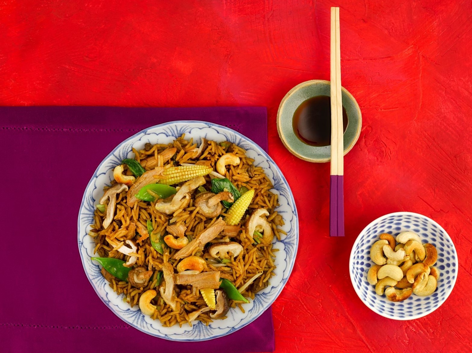 Oriental duck mushroom stir fry recipe | Tilda