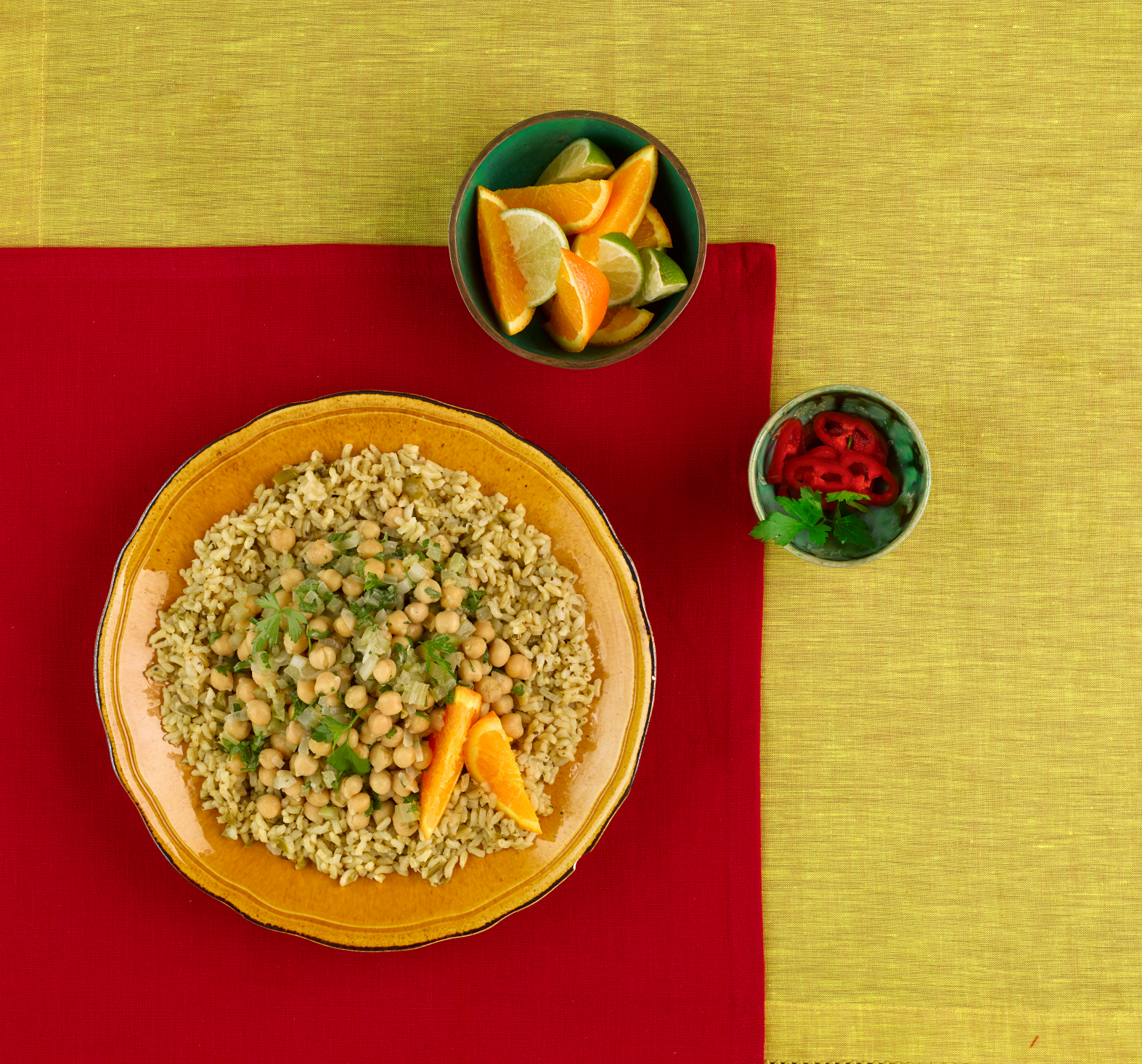 Mexican Chilli Chickpeas & Rice Salad