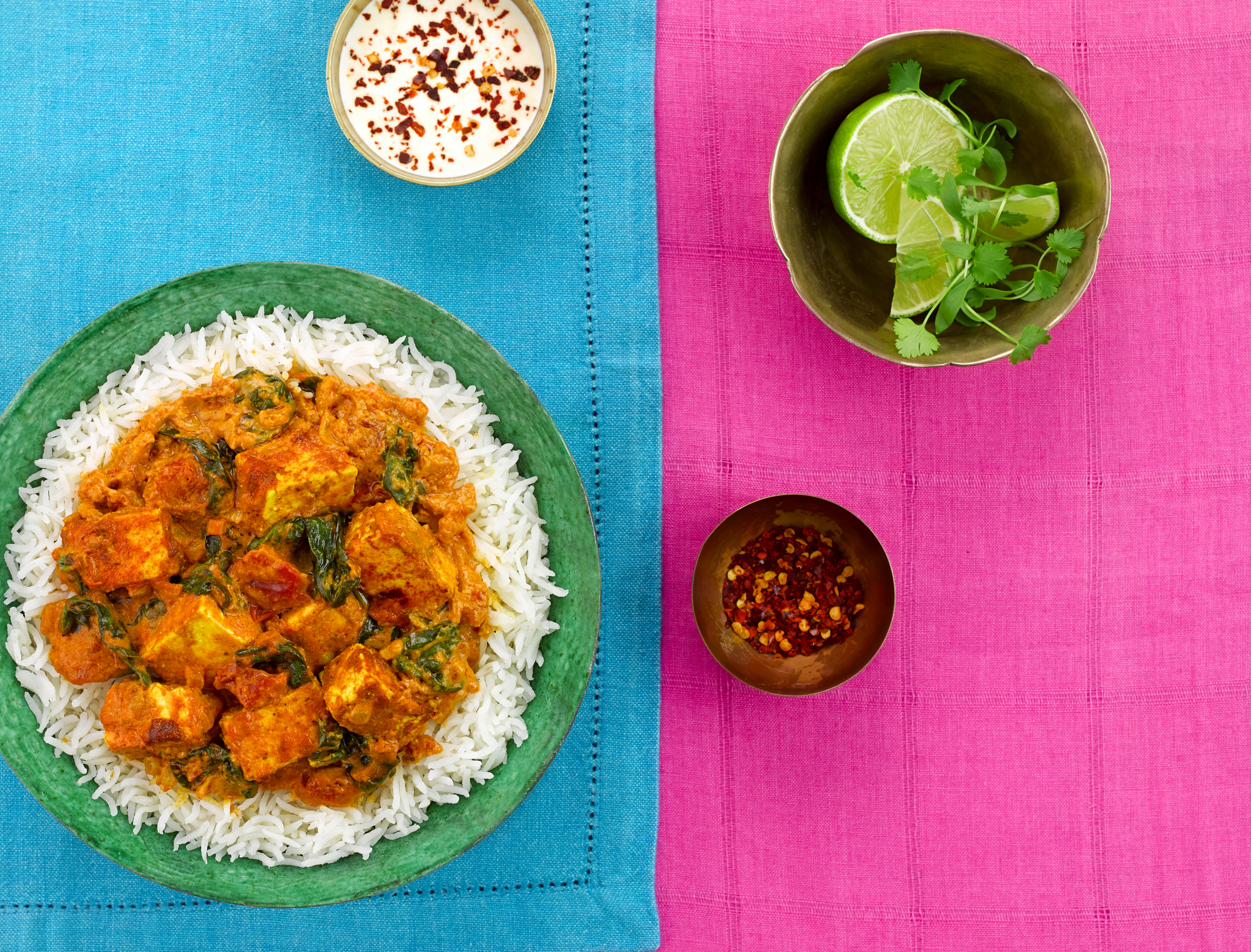 Paneer & Spinach Tikka Masala