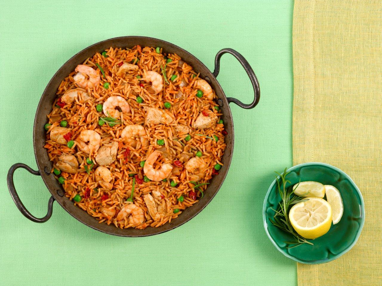 Quick paella recipe | Tilda Rice Malta