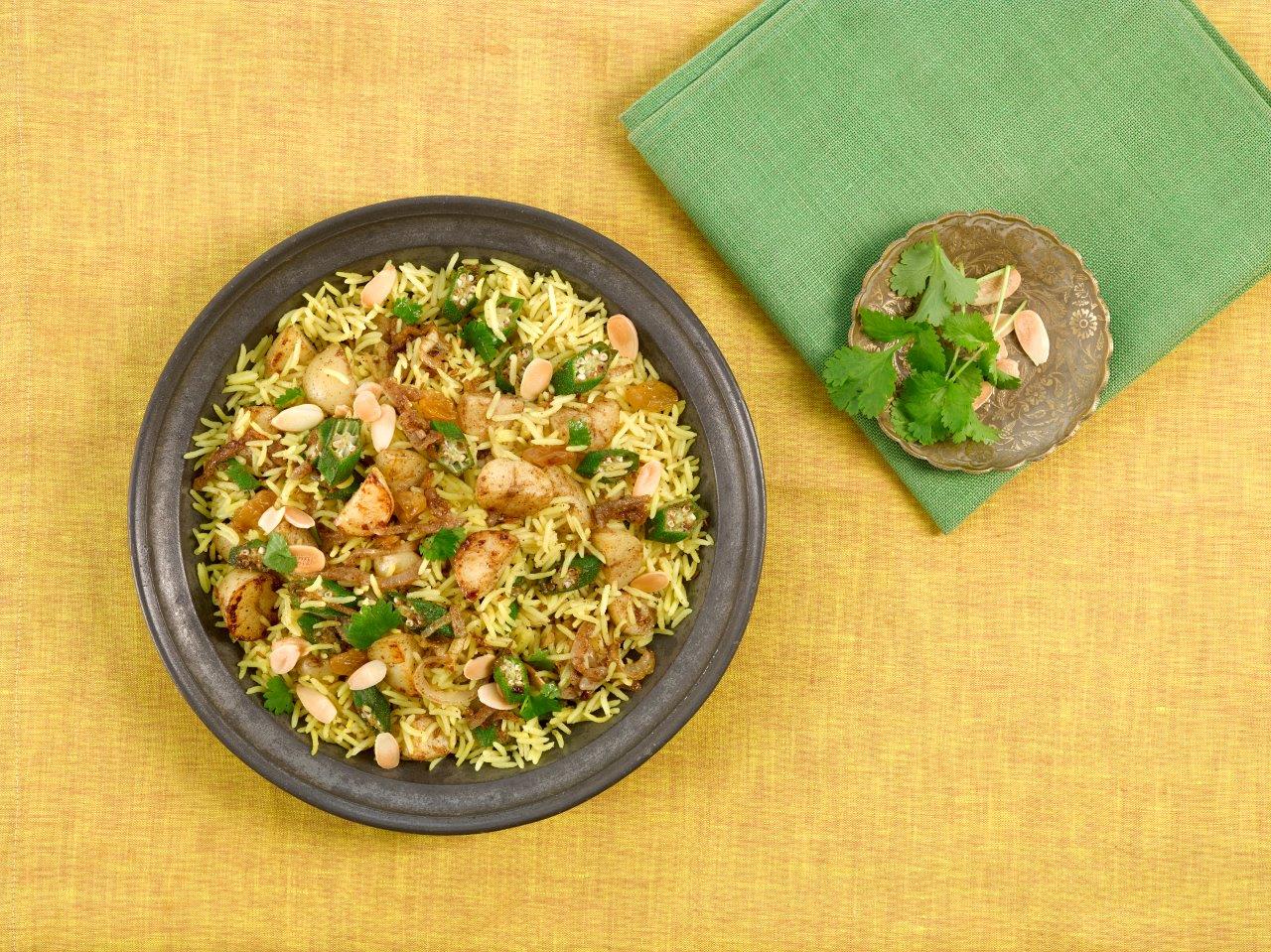 Baked vegetable biryani recipe | Tilda Rice Malta