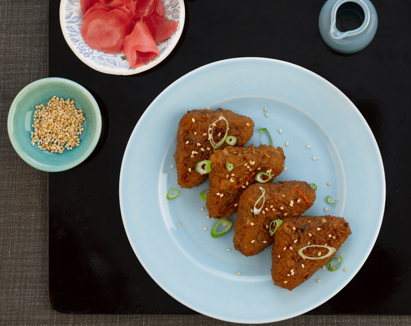 Japanese Inspired Grilled Rice Balls