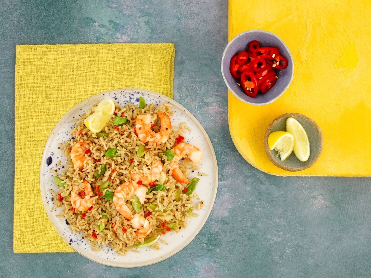 Lemon & Leek Prawn Recipe | Tilda