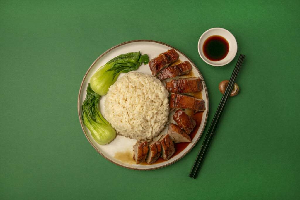 Roast Duck with rice
