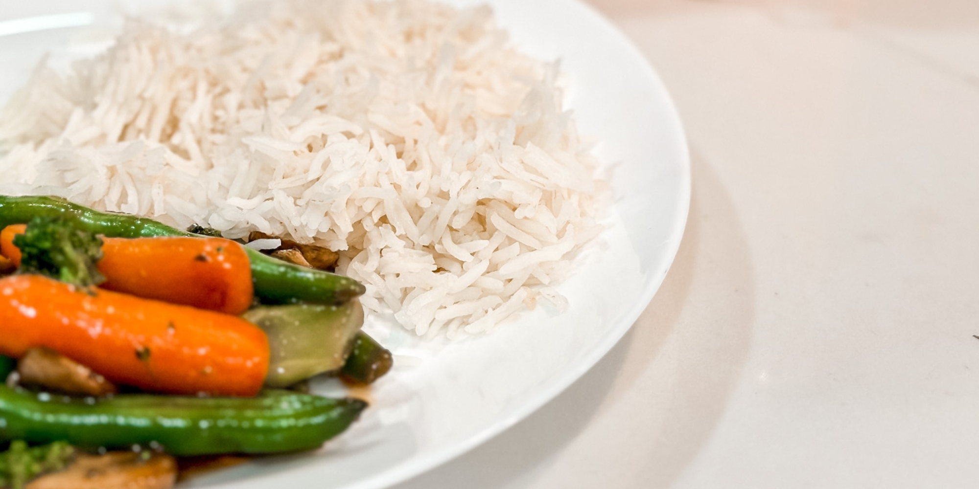 Fresh Vegetable Stir Fry with Rice