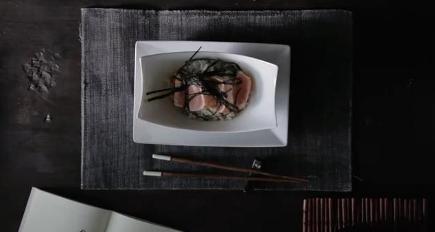 Arroz con lomo de salmón `Ocha-Zuke´