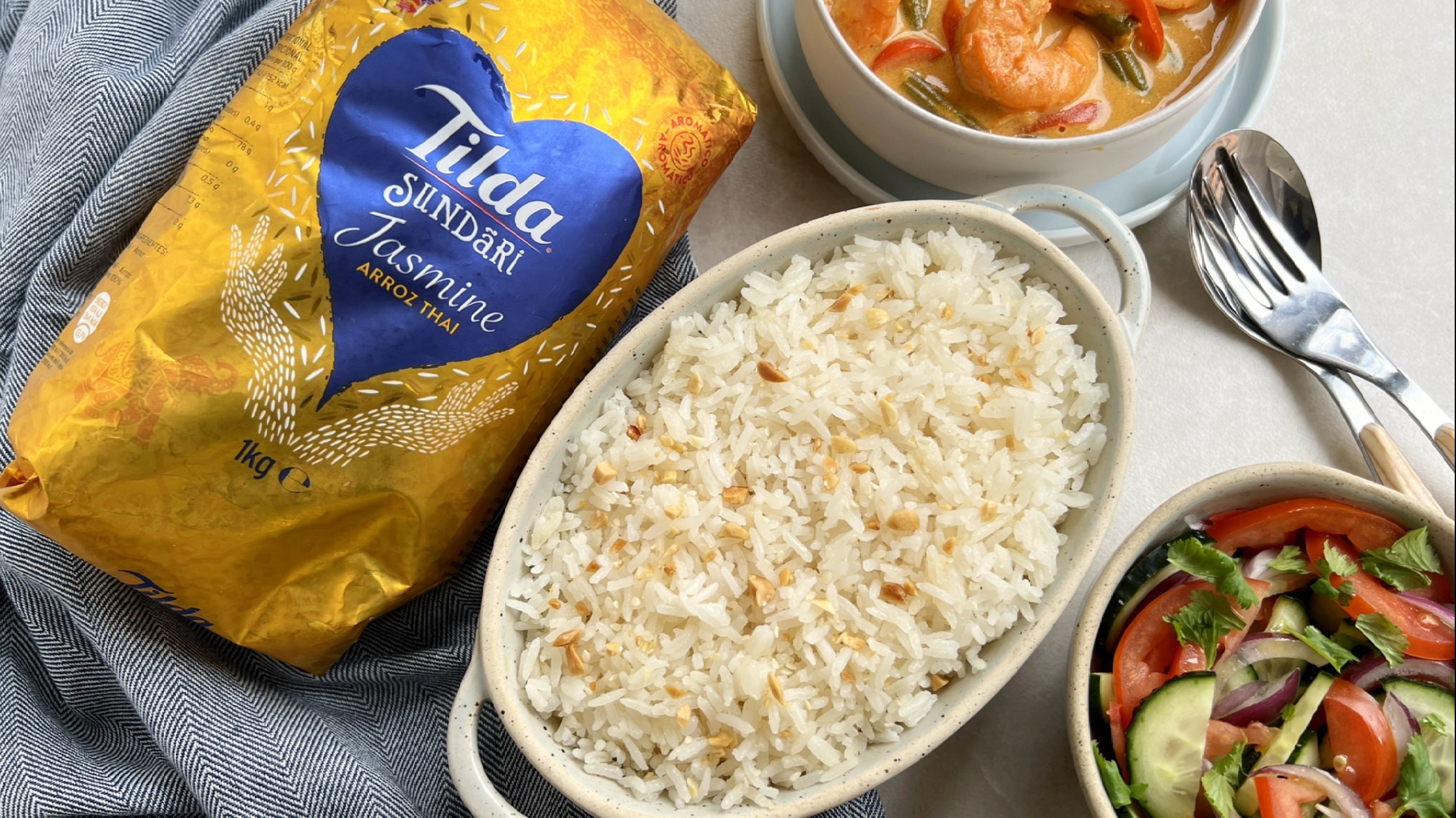Tilda Thai con leche de coco