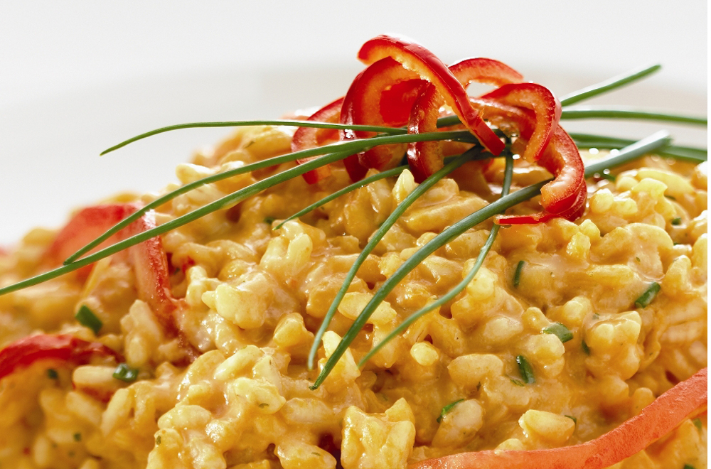 Tomato and Chilli Risotto