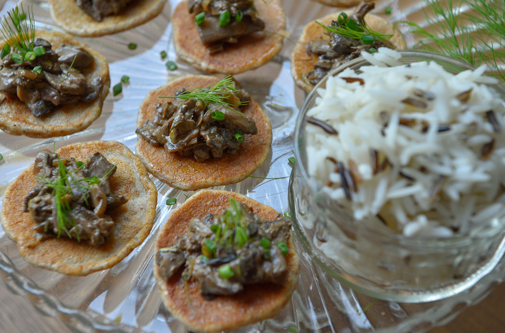 Basmati & Wild Rice Blinis
