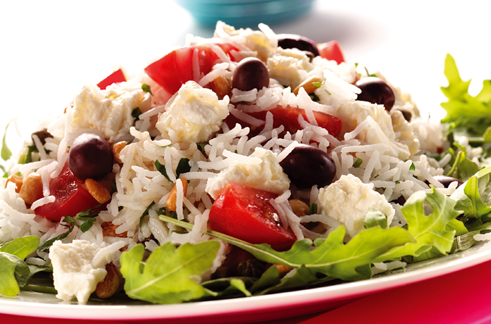 Summery Feta and Avocado Rice Salad