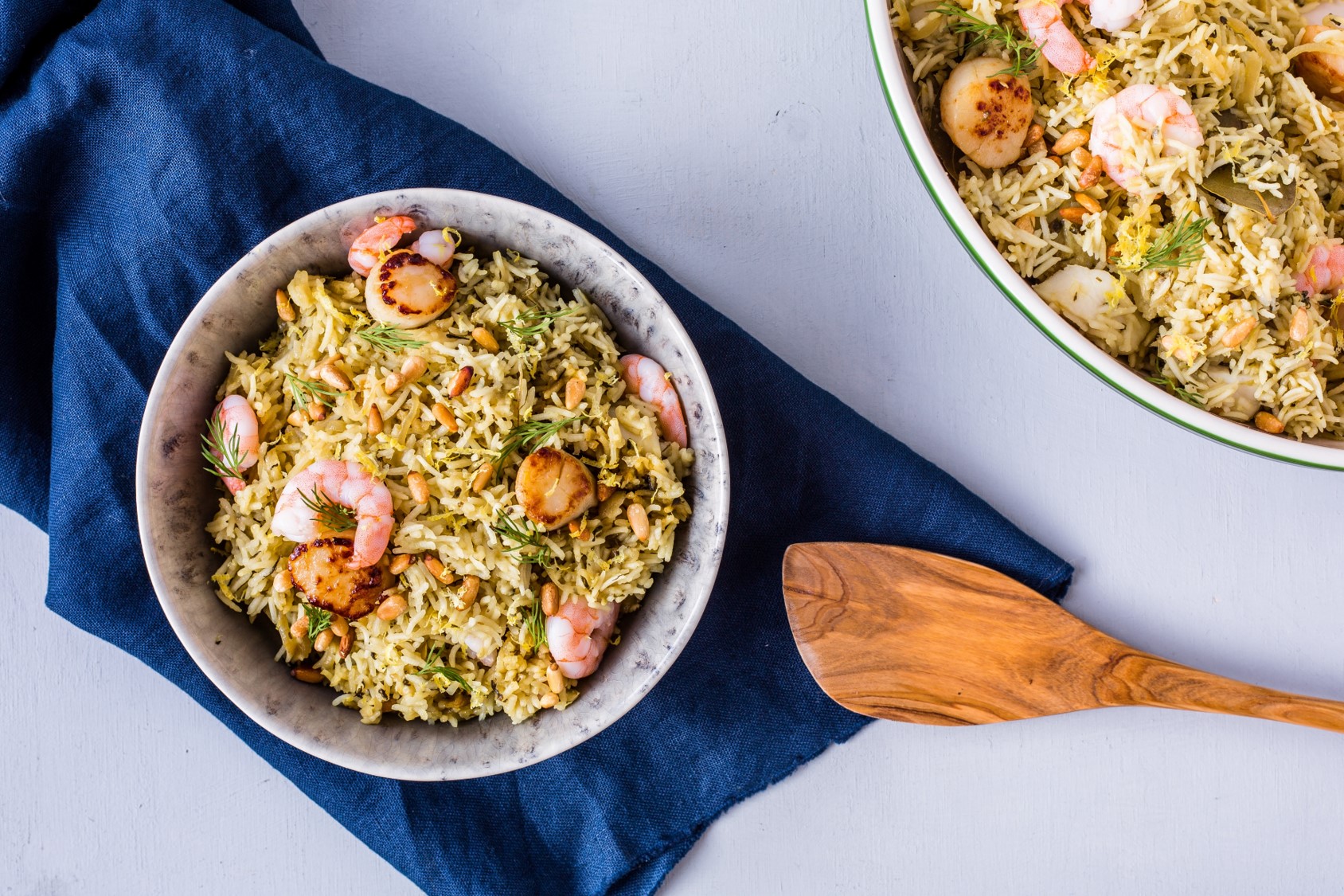 Herbed Seafood Biryani