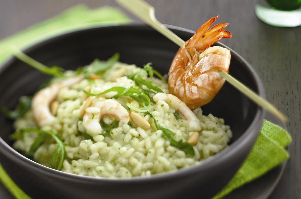 Prawn & Pesto Risotto