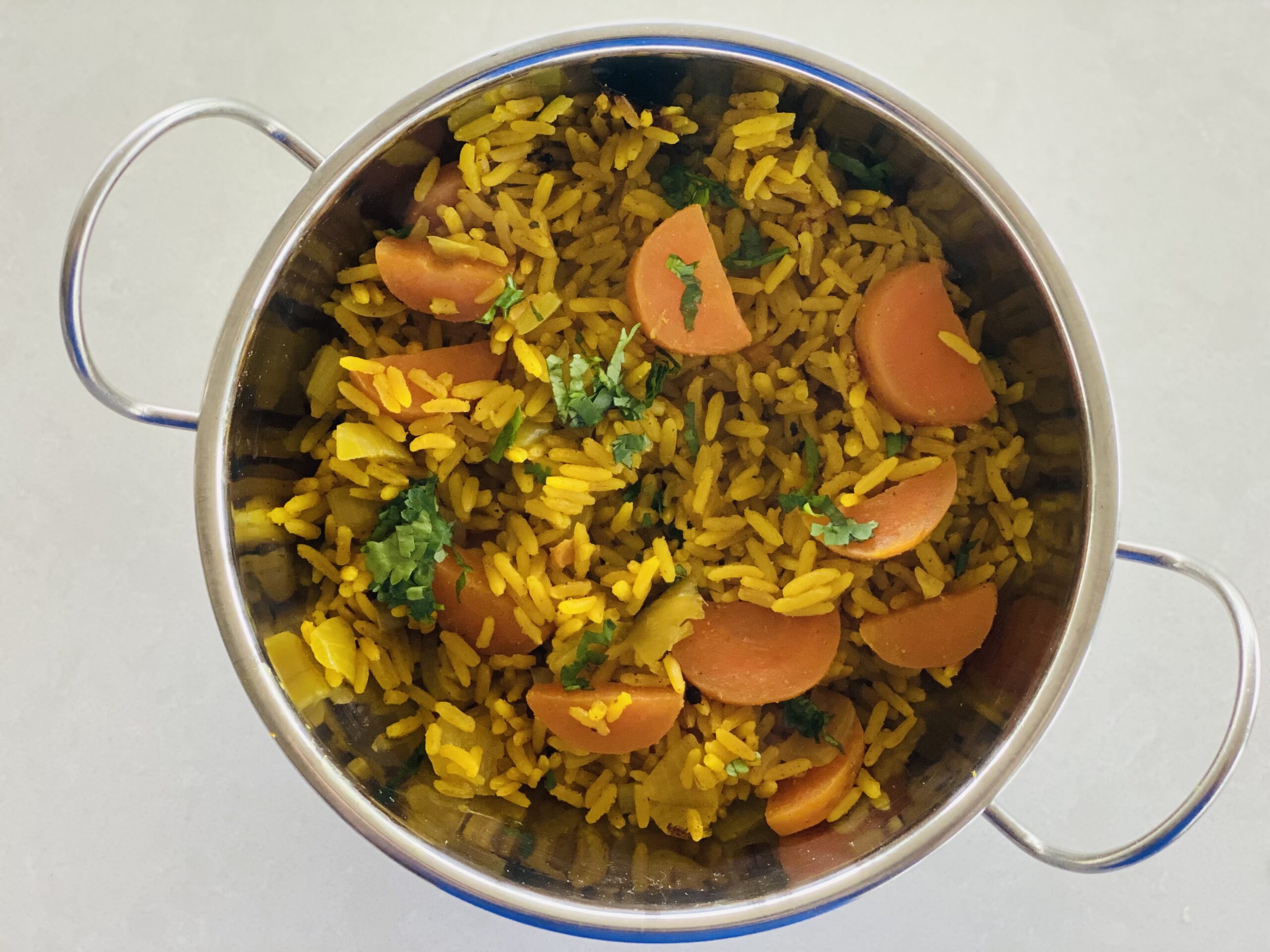 Bone Chilling Carrot Biryani