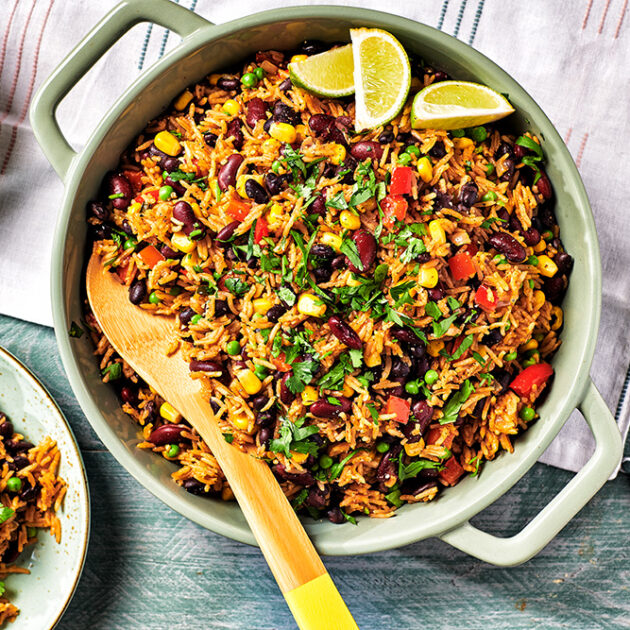 Riz aux haricots à la mexicaine