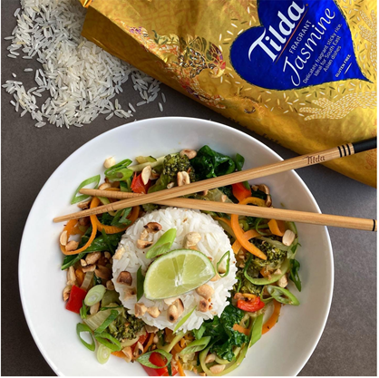 Curry veggie avec le nouveau riz premium Tilda