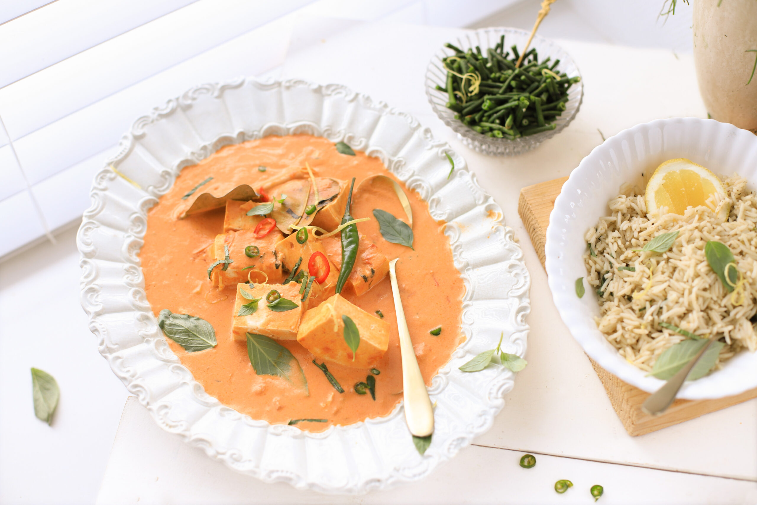 Panang Curry Met Tofu