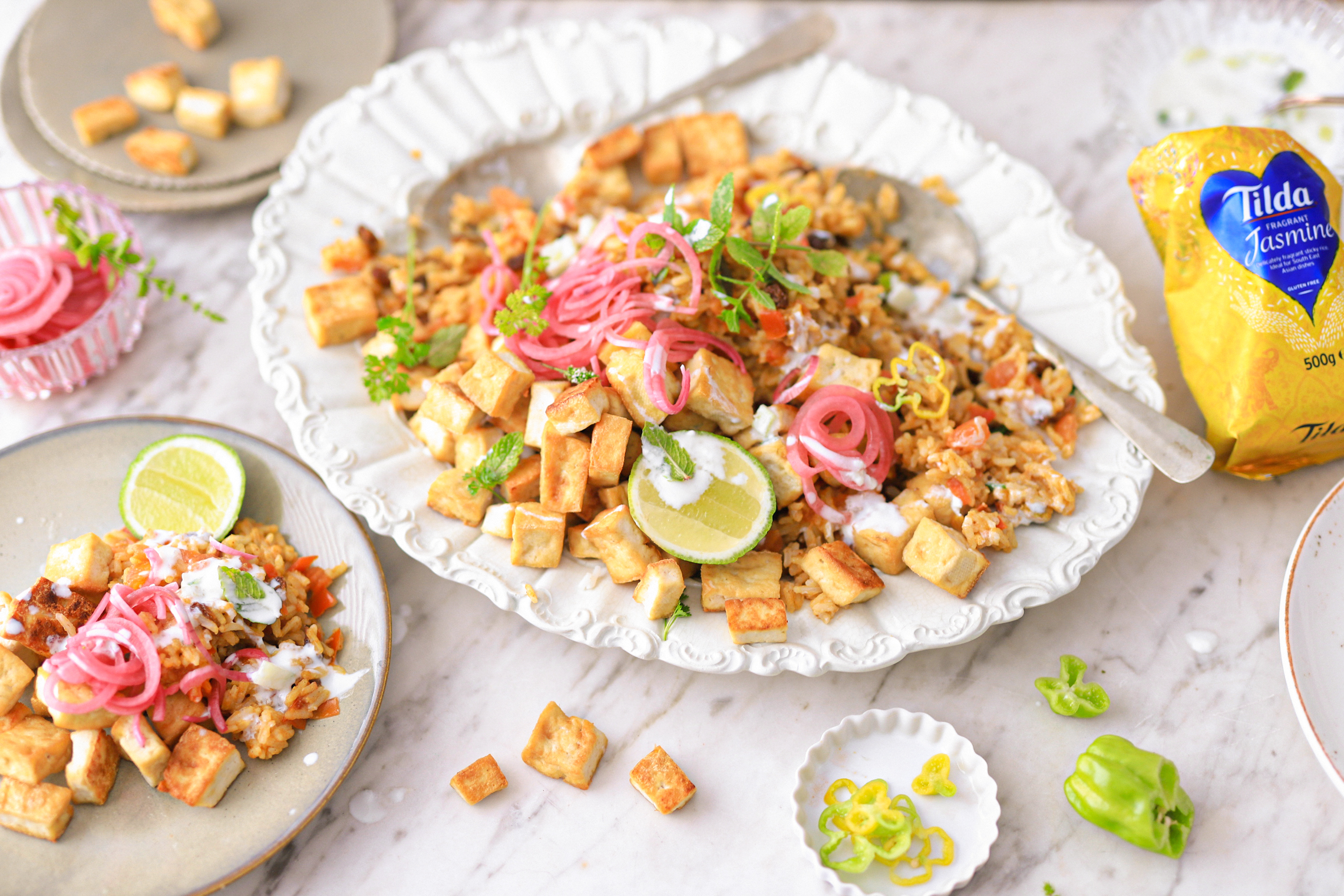 Vegan Indiase Biryani met Jasmijnrijst