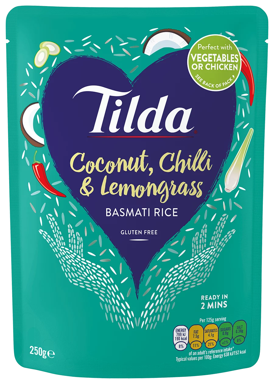 Coconut, Chilli and Lemongrass Basmati Rice 250g