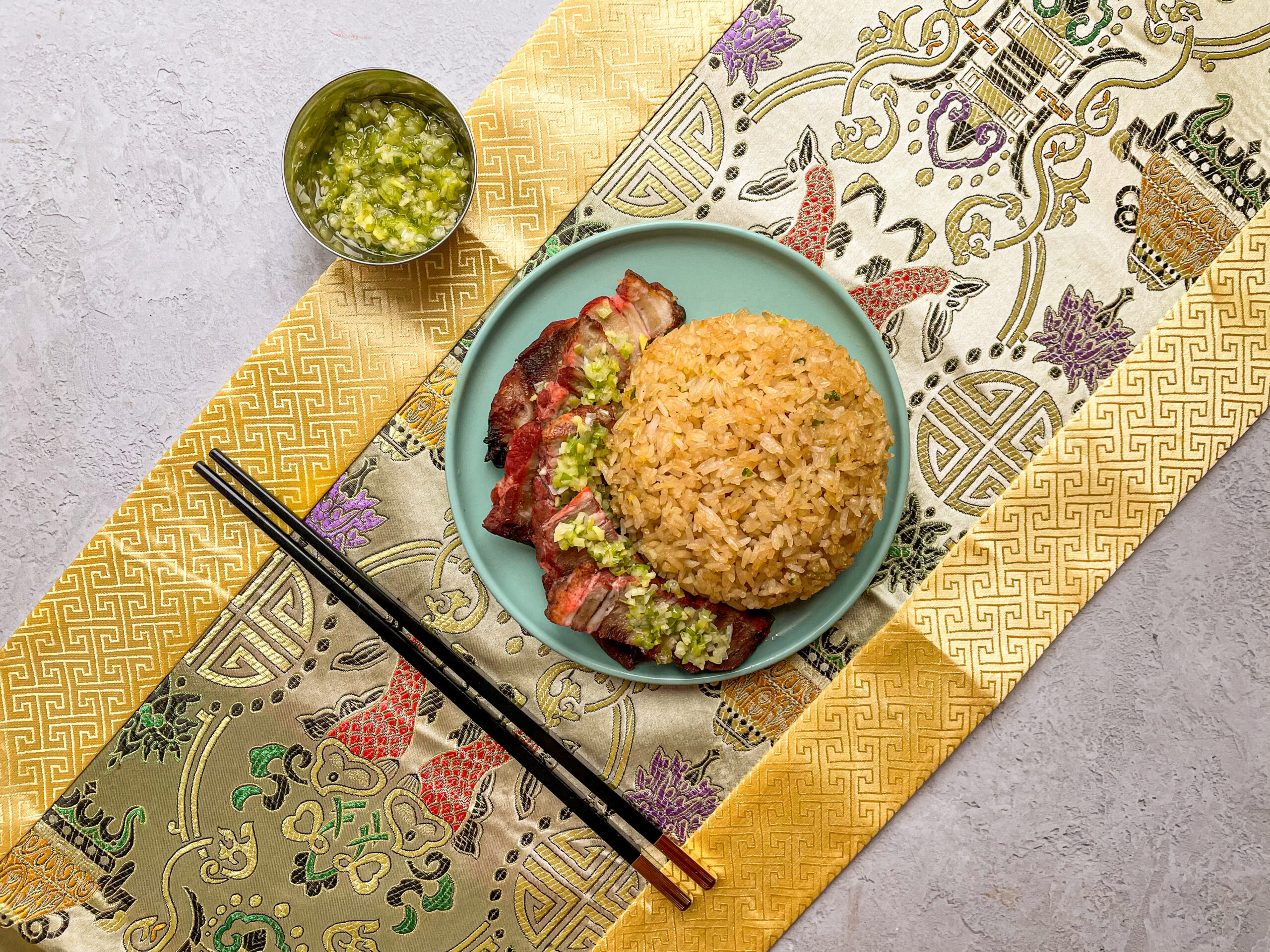 Char Siu Pork & Stir Fried Rice