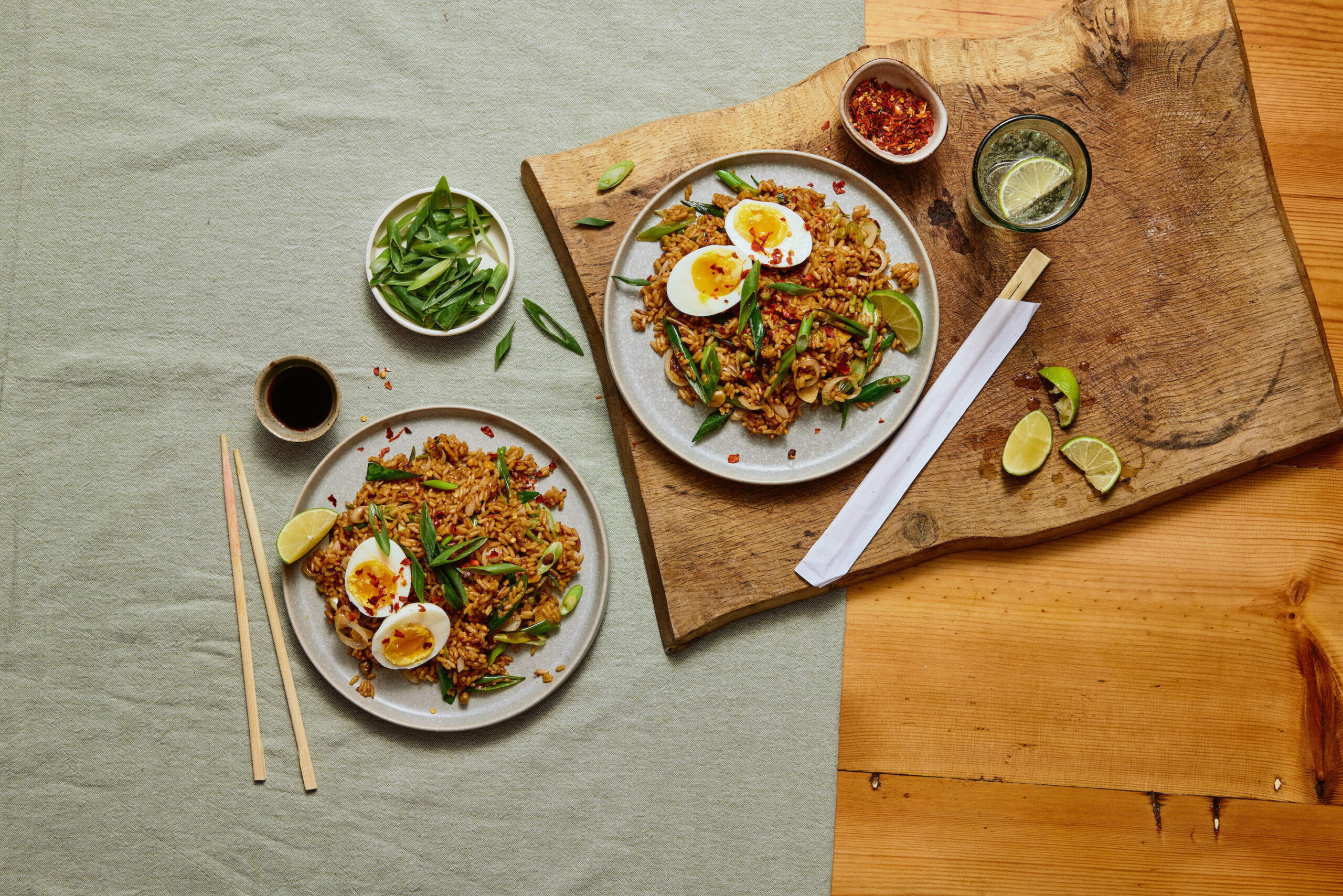 Spicy Garlic Egg Fried Rice Recipe | Tilda Rice UK