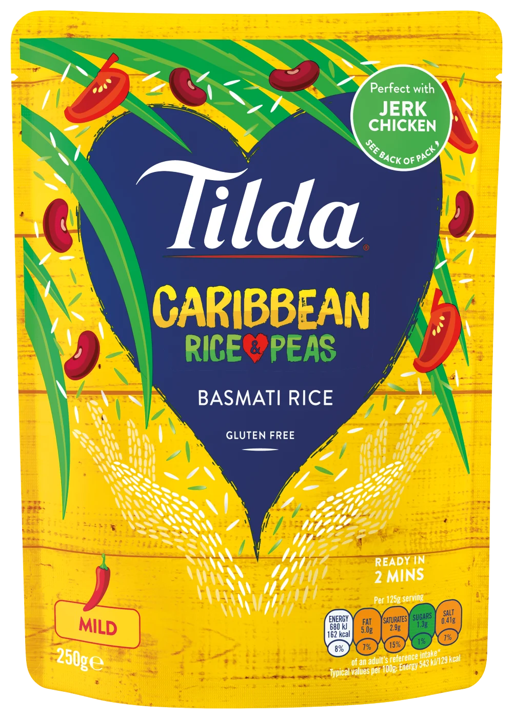 Microwave Caribbean Rice & Peas Basmati Rice | Tilda Rice Ireland